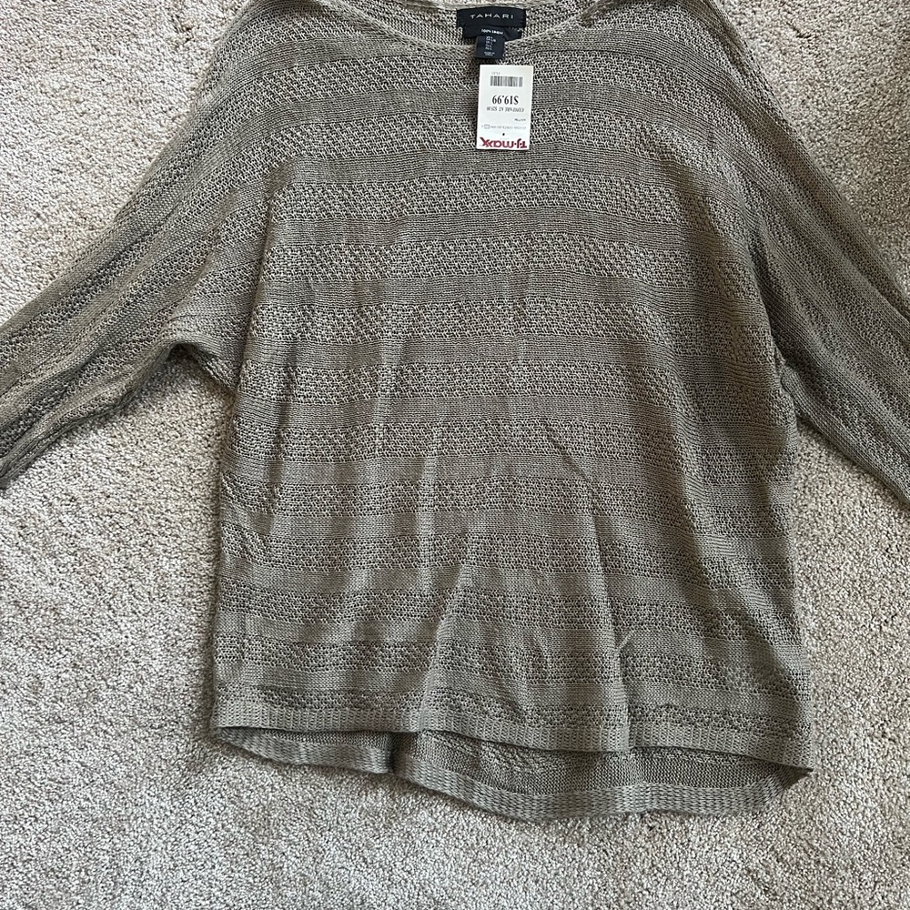 Tahari Women's Brown Sweater